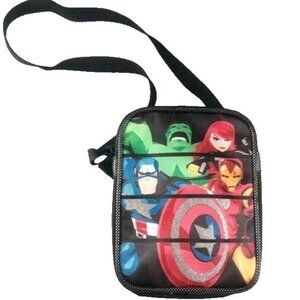 Marvel Avengers Pouch Purse Crossbody Bag Adjust Strap Hulk Ironman Cap America